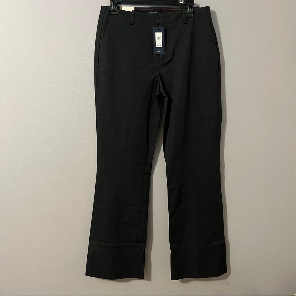 TOMMY HILFIGER women's BLAKE Stretch Trousers cotton/poly/elastane NWT Grey 10